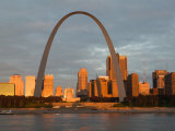 Old Courthouse and Gateway Arch Area along Mississippi River, St. Louis, Missouri, USA