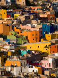 Steep Hill with Colorful Houses, Guanajuato, Mexico