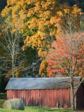 Farm and Barn, Missouri River Valley, Matson, Missouri, USA