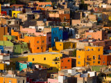 Buy Steep Hill with Colorful Houses, Guanajuato, Mexico at AllPosters.com