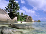 Buy Granite Outcrops, La Digue Island, Seychelles, Africa at AllPosters.com