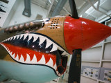WW2 Era P-40 Tiger Shark Fighter Plane, Palm Springs Air Museum, Palm Springs, California, USA