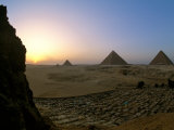 Pyramids at Giza, Menkaure, Khufu, Khafre, Egypt