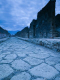 Street Stones of the Via di Mercurio, Pompei, Campania, Italy