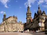 Buy Dresden Schloss and Hofkirche from the Opera, Dresden, Saxony, Germany at AllPosters.com