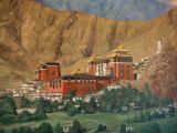 Tashilumpo Wall Painting, Tibet Photographic Print