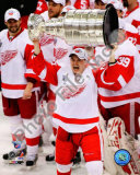 Jiri Hudler with the Stanley Cup, Game 6 of the 2008 NHL Stanley Cup Finals; #36