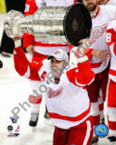 Henrik Zetterberg with the Stanley Cup Game 6 of the 2008 NHL Stanley Cup Finals; #27