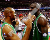 Kevin Garnett & Ray Allen 2007-08 Eastern Conference Finals Game 6 Celebration