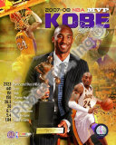 Kobe Bryant 2008 MVP Portrait Plus; LA Lakers