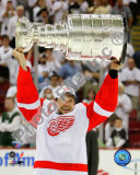 Nicklas Lidstrom with the Stanley Cup in Game 6 of the 2008 NHL Stanley Cup Finals; #26