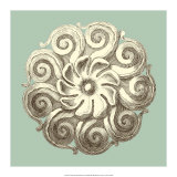 Buy Celadon and Mocha Rosette I at AllPosters.com