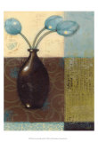 Buy Ebony Vase with Blue Tulips II at AllPosters.com