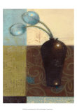Buy Ebony Vase with Blue Tulips I at AllPosters.com