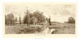 The Meadow Brook in Sepia