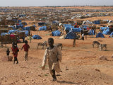 Buy Children Play in the North Darfur Refugee Camp of El Sallam on Wednesday October 4, 2006 at AllPosters.com