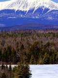Buy Mount Katahdin Looms in the Background Near Millinocket, Maine at AllPosters.com