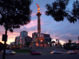 Buy Traffic Passes by the Angel of Independence Monument in the Heart of Mexico City at AllPosters.com