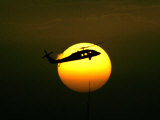 Buy A US Military Helicopter Flies Over the Heavily Fortified Green Zone at AllPosters.com