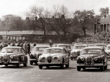 Buy Saloon Car Race at the International '200' Meeting at Aintree, Jaguar S-Type Saloon Car, April 1961 at AllPosters.com