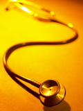 Buy Stethoscope on Yellow Surface at AllPosters.com