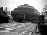 Exterior View of the Royal Albert Hall in London, 1951