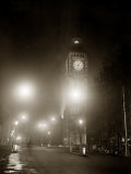 Big Ben and the Houses of Parliament Floodlit for the Opening of the Festival of Britain, 1951