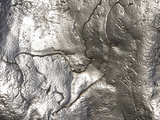 Close-up of Rough Texture on Shiny Metallic Surfaces