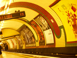 Buy Lights and Advertisements in London Underground Train Station at AllPosters.com