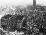 Dresden Devastated after the Allied Bombing Campaign Had Created a Firestorm