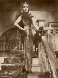 Buy Marlene Dietrich a Signed Photograph of Her Wearing a Very Sparkly Dress and Lace Boa at AllPosters.com