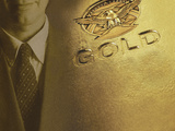 Businessman with Gold Bar