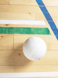 Buy Volleyball on Gymnasium Floor at AllPosters.com