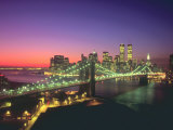 New York City Skyline and the Brooklyn Bridge