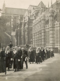 Buy Procession of Judges at Westminster Abbey a Custom Before the Opening of the Law Courts at AllPosters.com