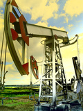 Buy Oil Wells Against Blue Sky at AllPosters.com