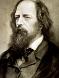 Half-Length Portrait of the Famous English Poet Alfred Tennyson