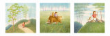 Summer Days I Triptych