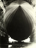 The Dirigible 'Zeppelin L.Z.129' Seen from the Inside of Its Hangar
