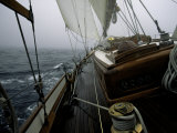 Buy Sailing in Stormy Weather, Ticondergoa Race at AllPosters.com