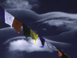 Buy Prayer Flags Infront of Clouds, Nepal at AllPosters.com