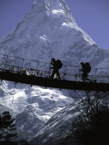 Bridge in Ama Dablam, Nepal