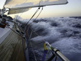 Sailboat in Rough Water, Ticonderoga Race