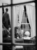 President Gerald Ford Working at His Desk, Washington, D.C., 1975