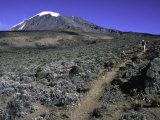 Buy Hikers Moving Through a Rocky Area, Kilimanjaro at AllPosters.com