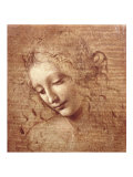 Female Head (La Scapigliata), c.1508 Art Print