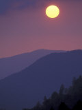 Sunset, Morton Overlook, Great Smoky Mountains National Park, Tennessee, USA