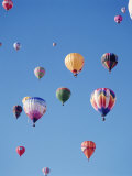 Buy Colorful Hot Air Balloons in Sky, Albuquerque, New Mexico, USA at AllPosters.com