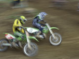 Buy Motorcycles Taking a Sharp Curve at AllPosters.com