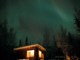 Curtains of Northern Lights above Fairbanks, Alaska, USA